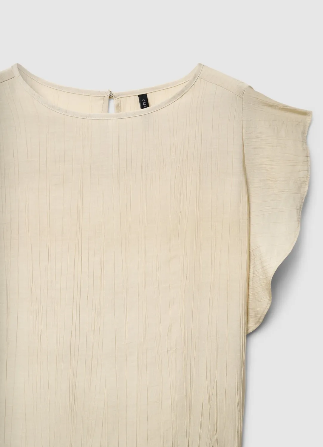 Calliope blouse femme manches volants col rond