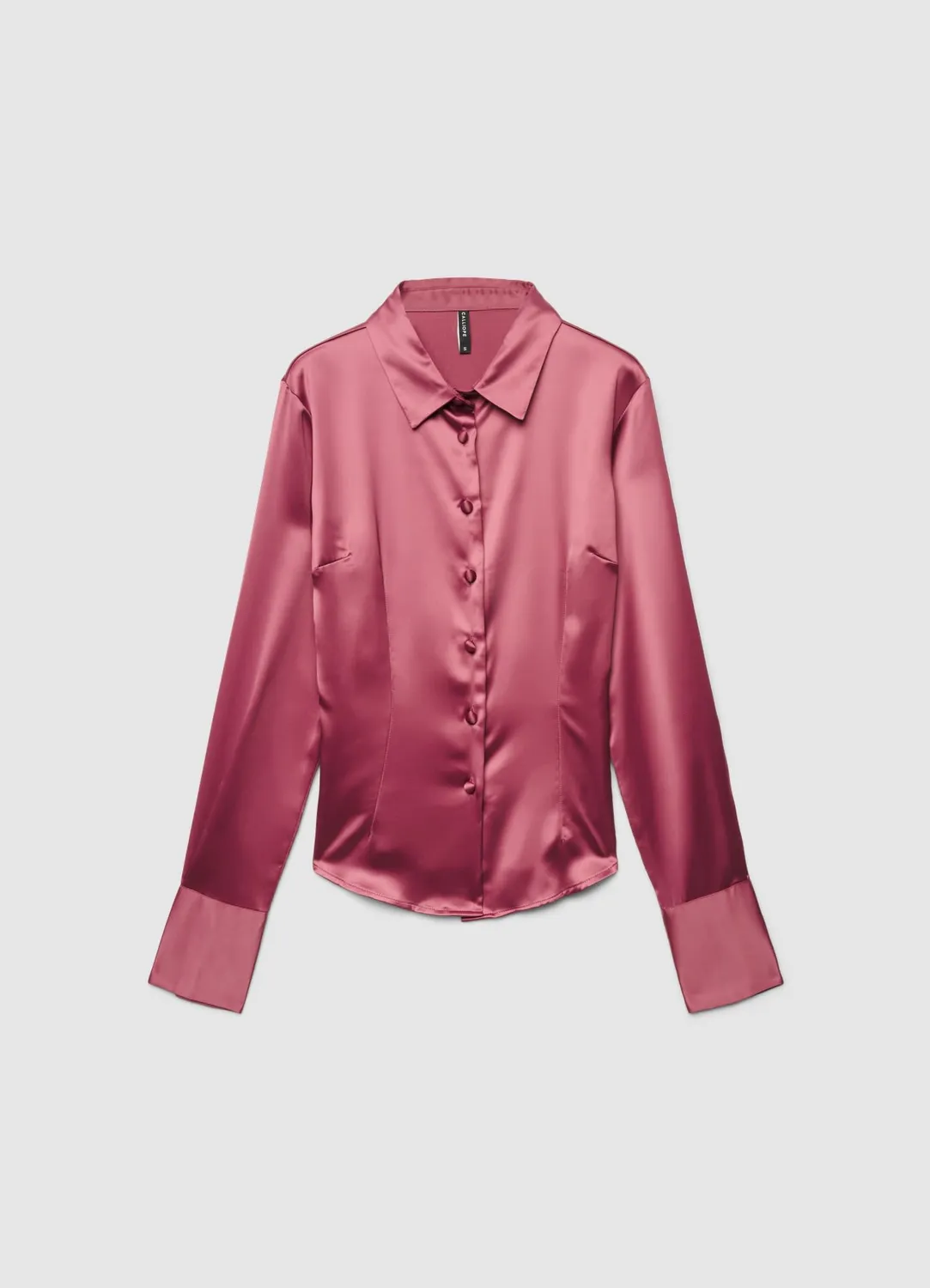 Calliope chemise crop satinée soirée femme