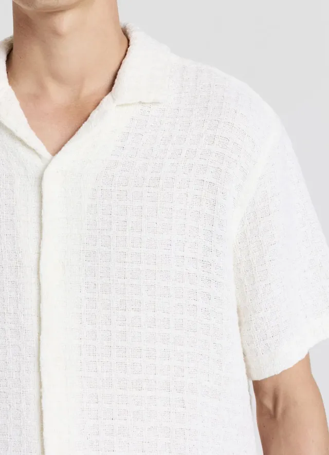 Calliope chemise homme bowling coton manches courtes