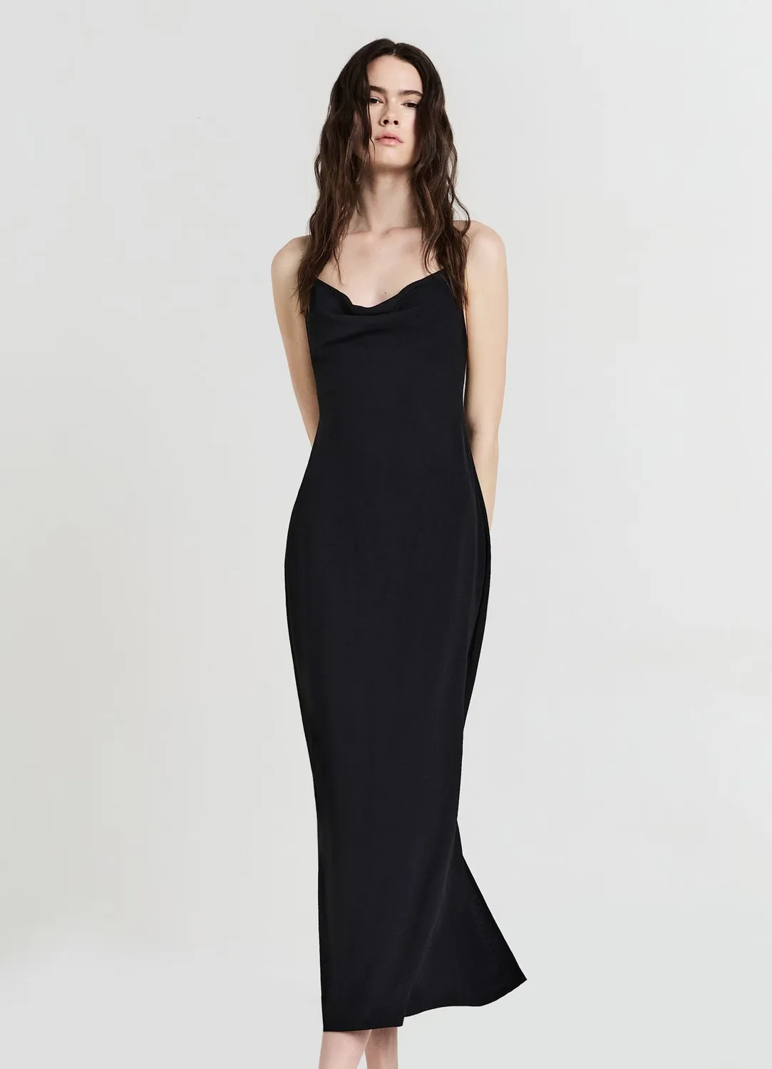 Calliope Atelier Robe Longue Châle Fendue Femme
