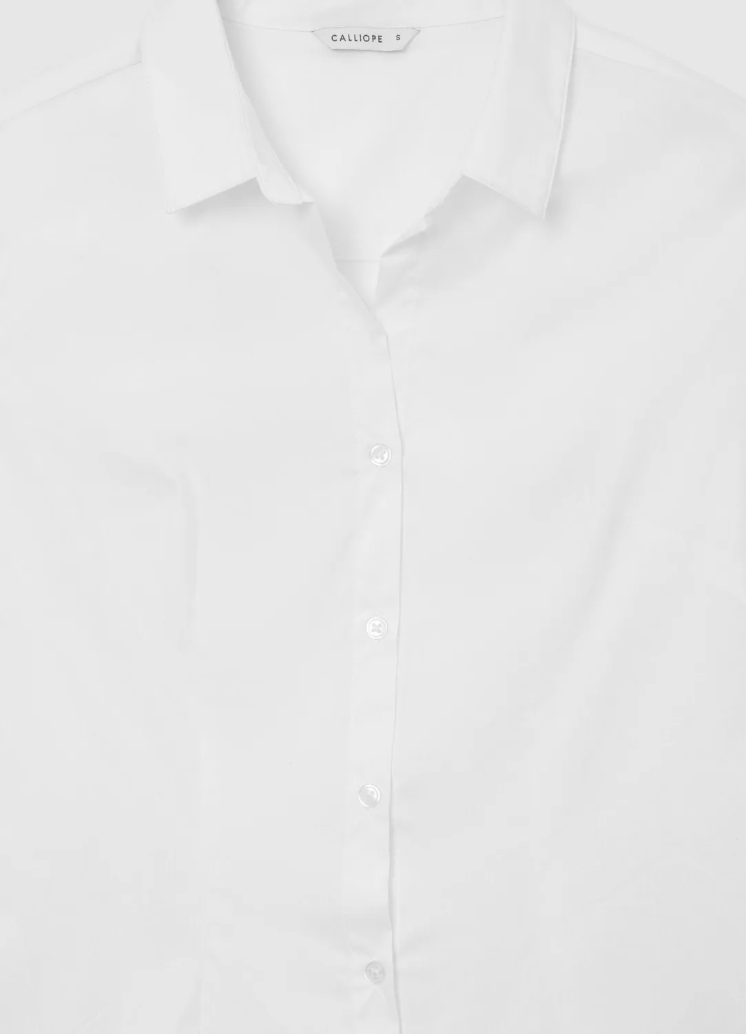 Calliope chemise popeline slim femme blanche taille M