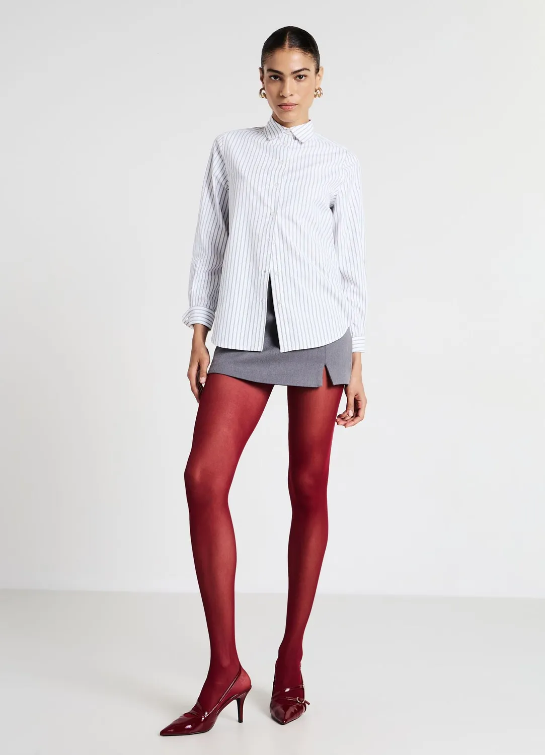 Calliope Jupe-Short Fendue femme zip latéral casual