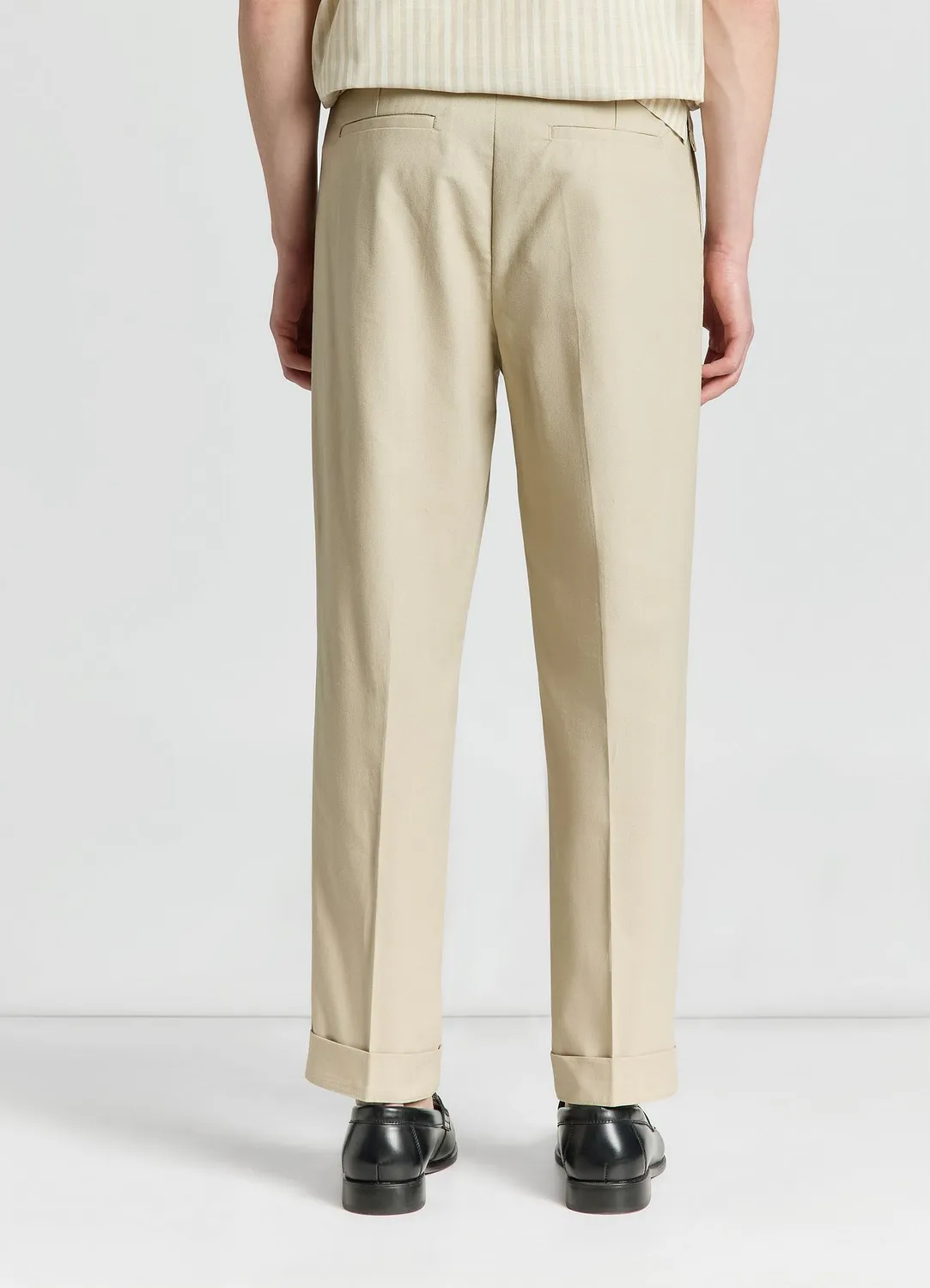 Calliope pantalon homme tailleur boucle latérale