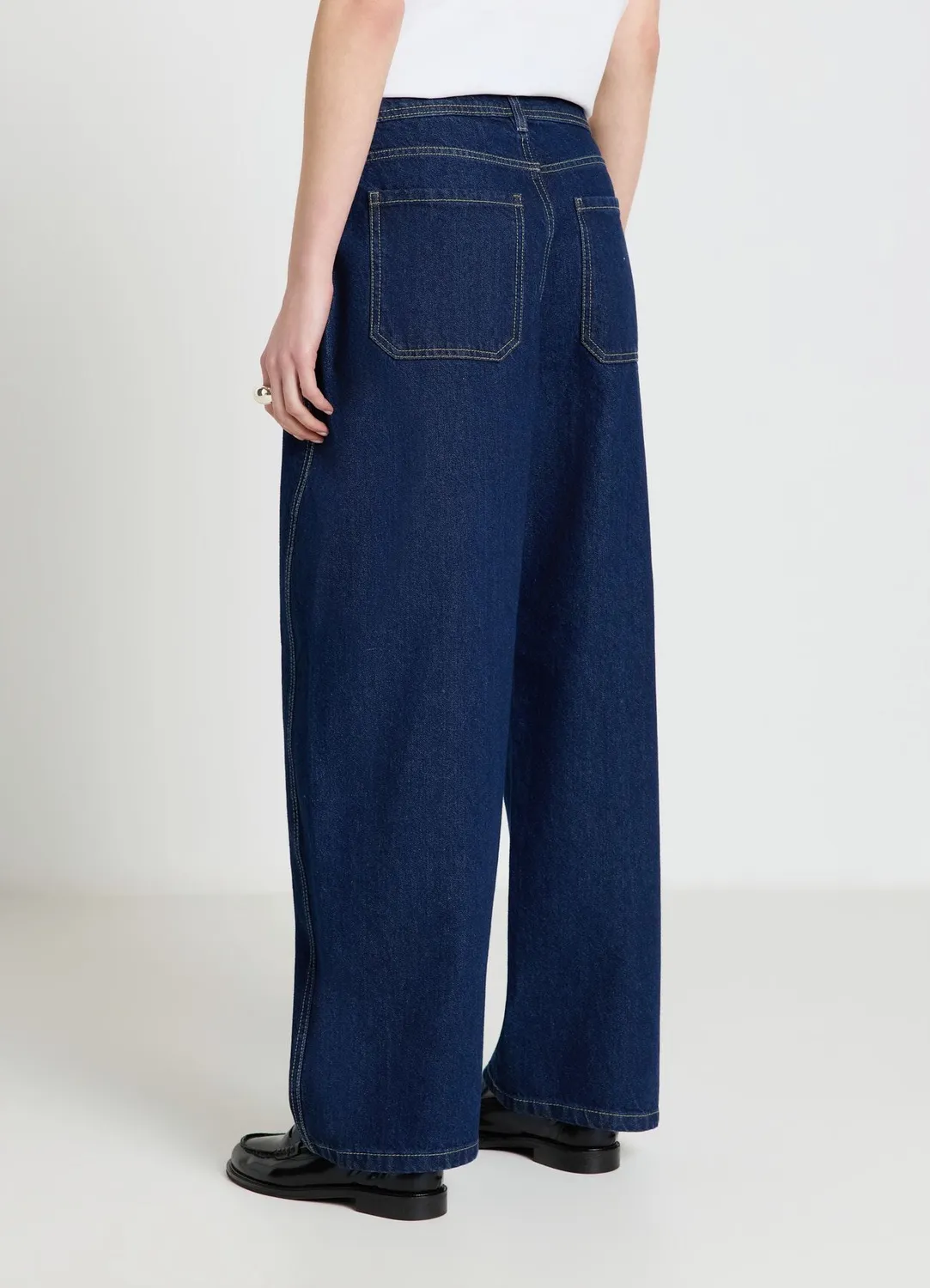 Calliope jean barrel taille moyenne femme uni