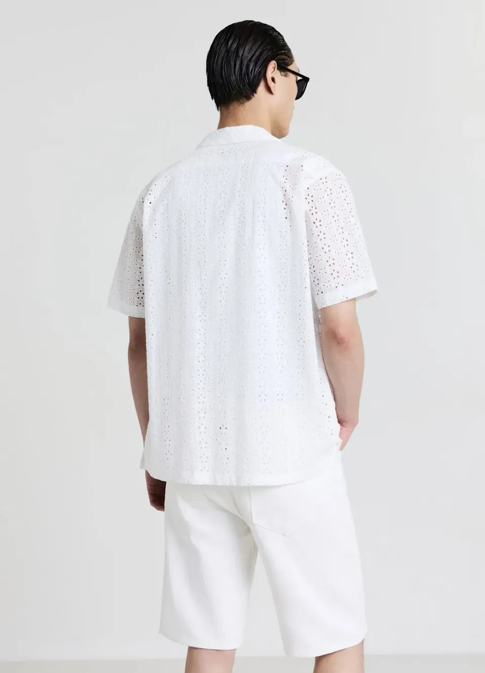 Calliope bowling sangallo chemise coton manches courtes