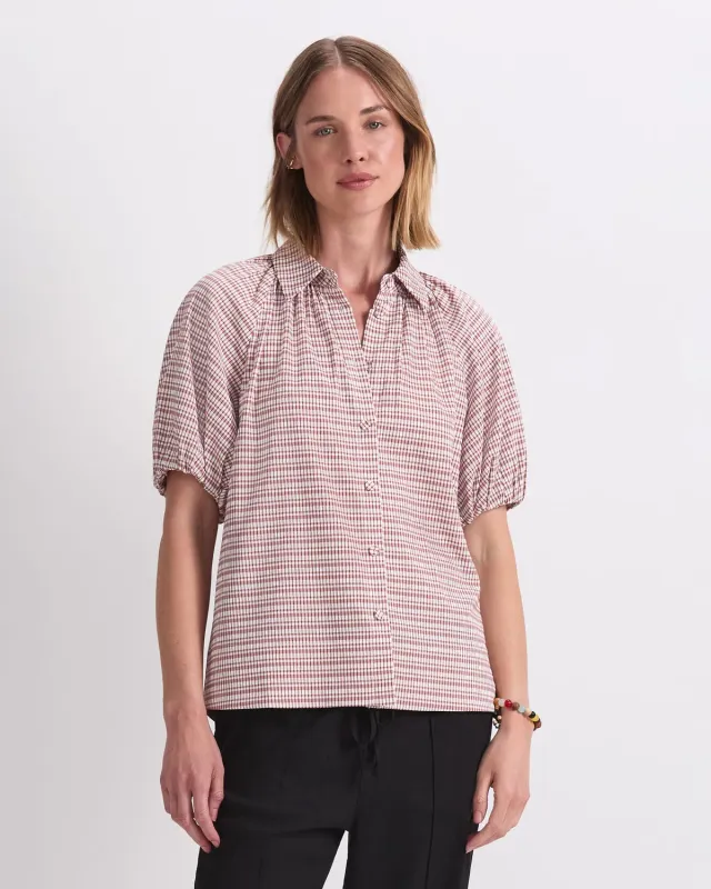 Sportscraft Aster chemise coton rayée femme