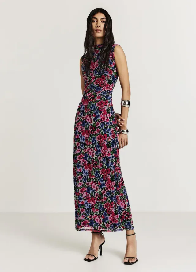 Calliope Abito arriccio robe longue fleurie femme