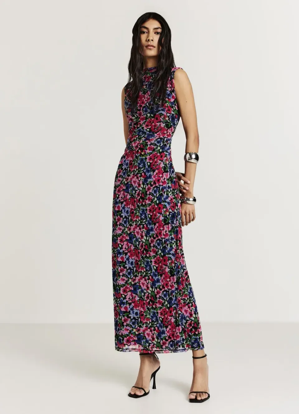 Calliope Abito arriccio robe longue fleurie femme