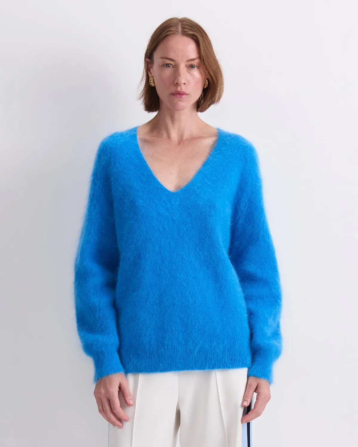 Sportscraft Tatiana Mohair pull col V femme