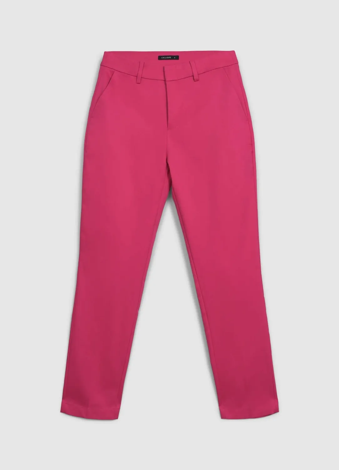 Calliope pantalon satin coton femme regular