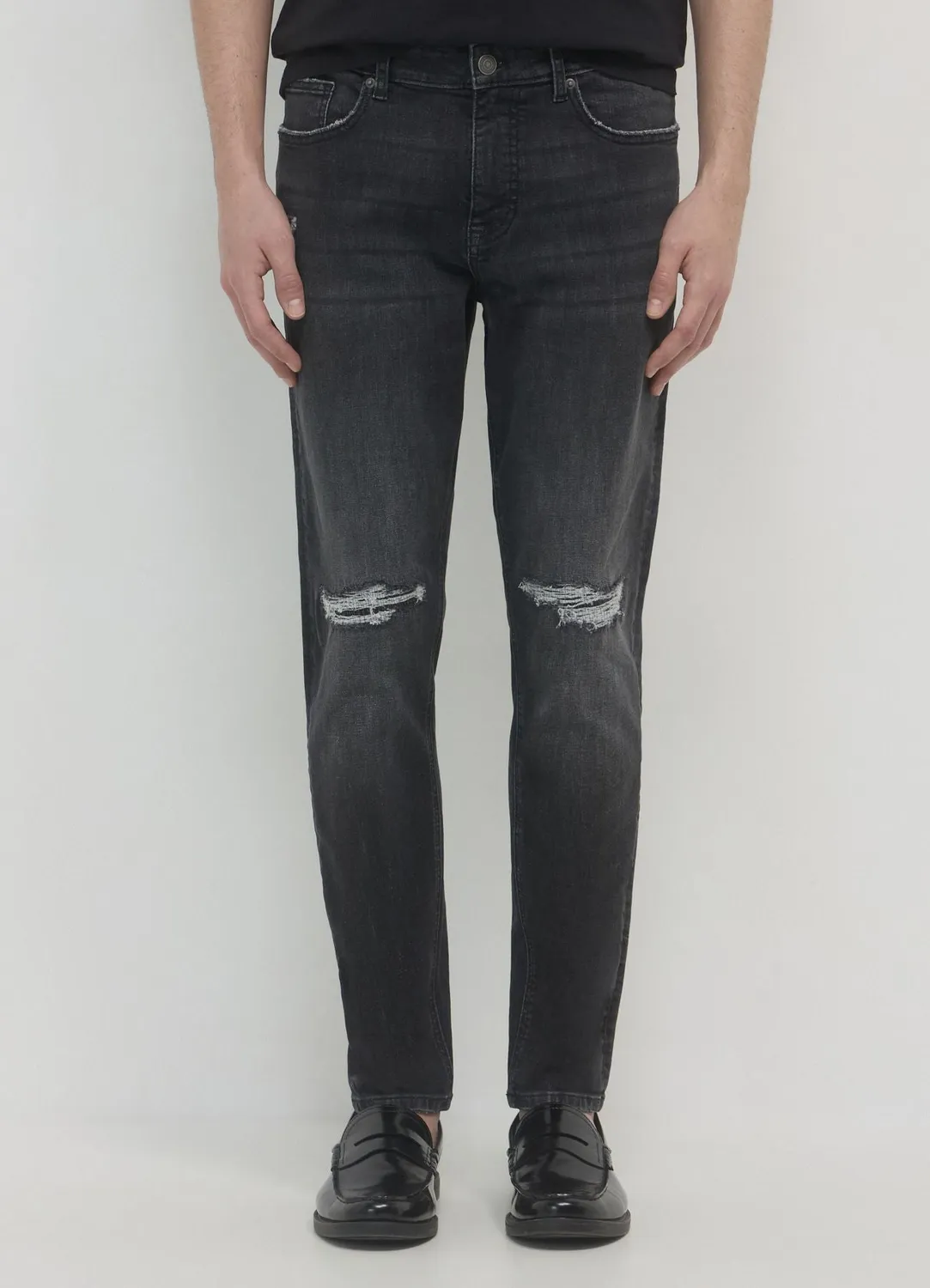 Calliope jeans skinny déchiré homme coton