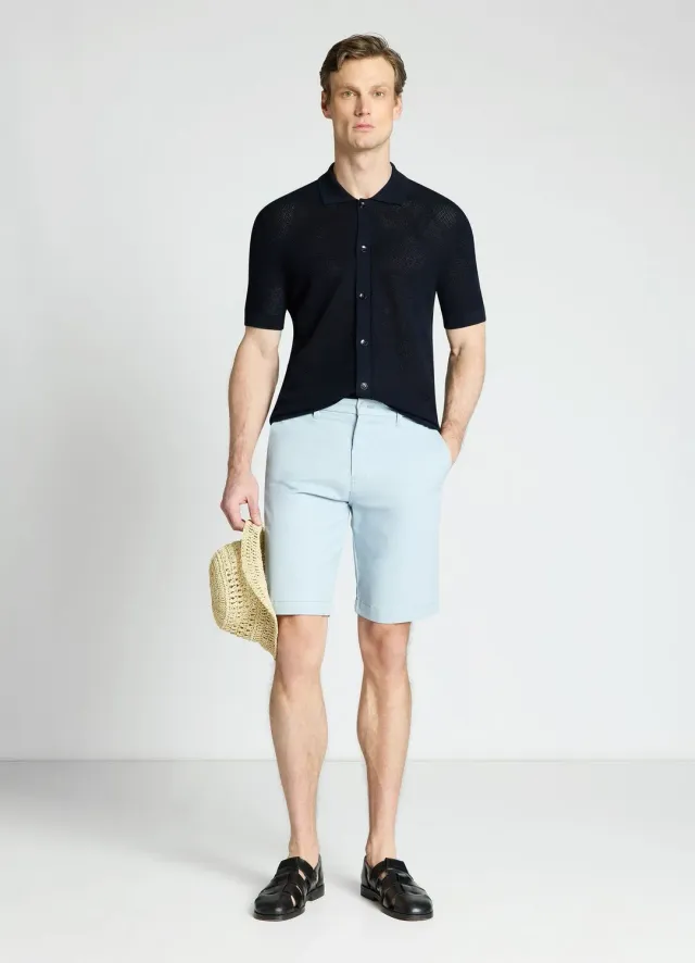 Calliope short chino homme uni coupe regular
