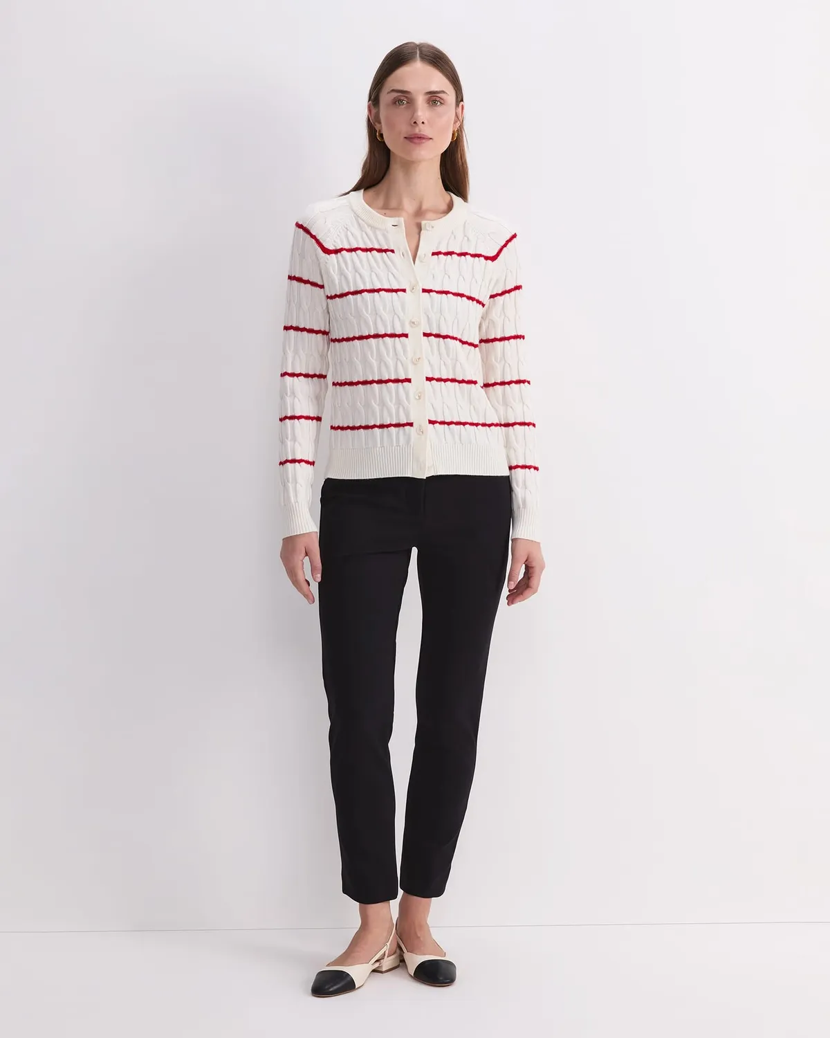 Sportscraft Merino Cable cardigan laine mérinos