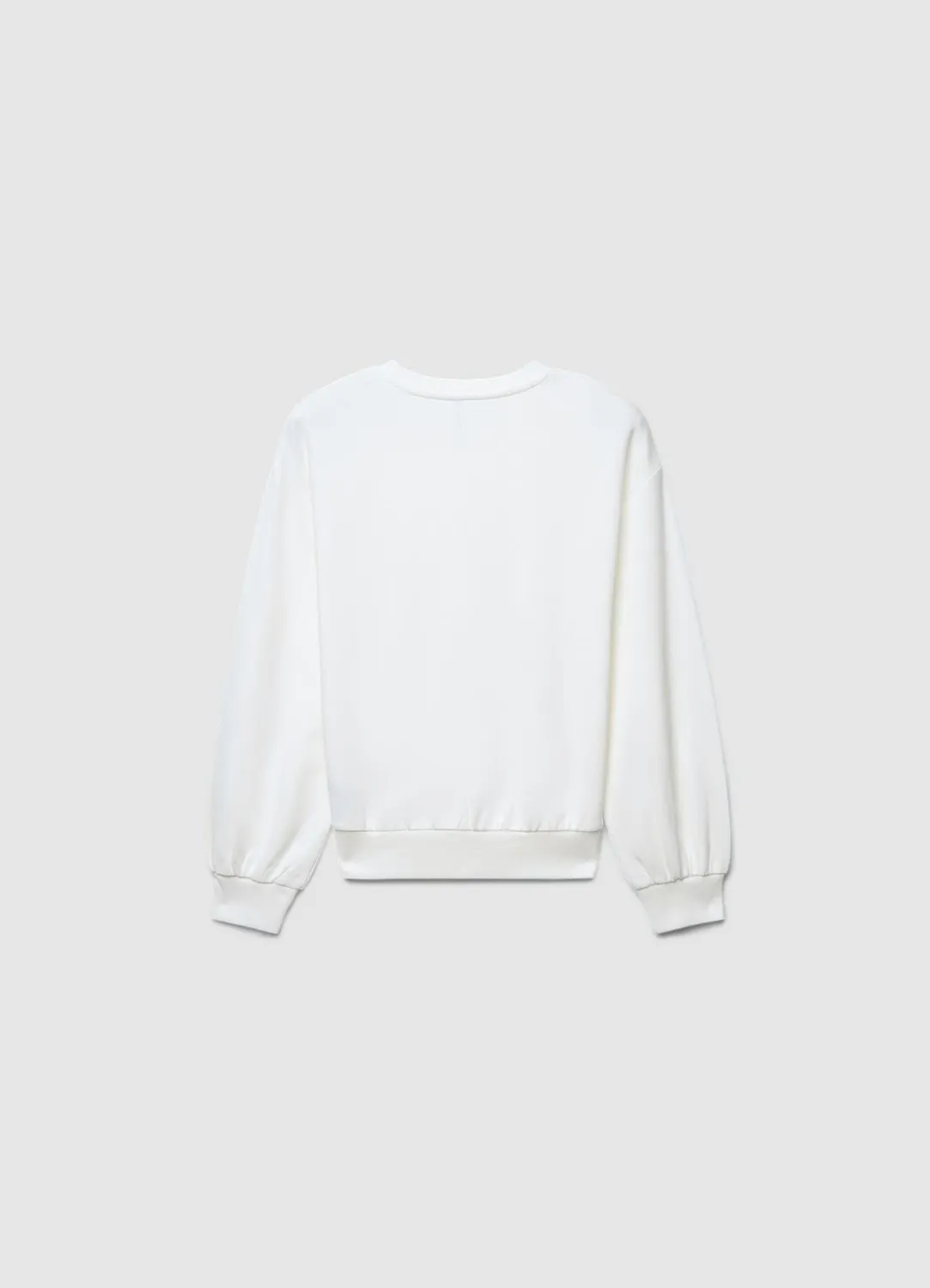 Calliope sweat femme col rond perles