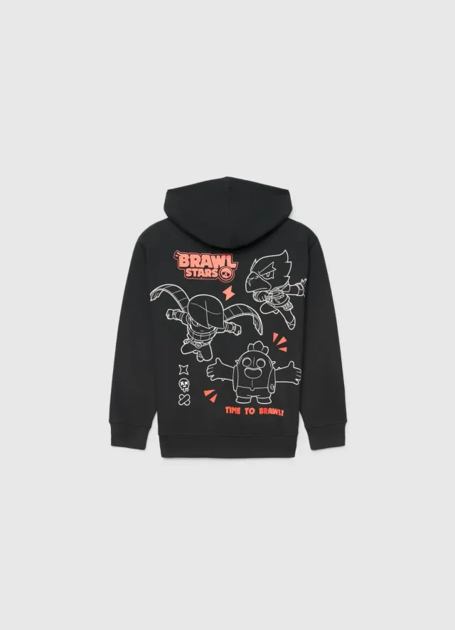 Calliope Sweat capuche Brawl Stars garçon oversize