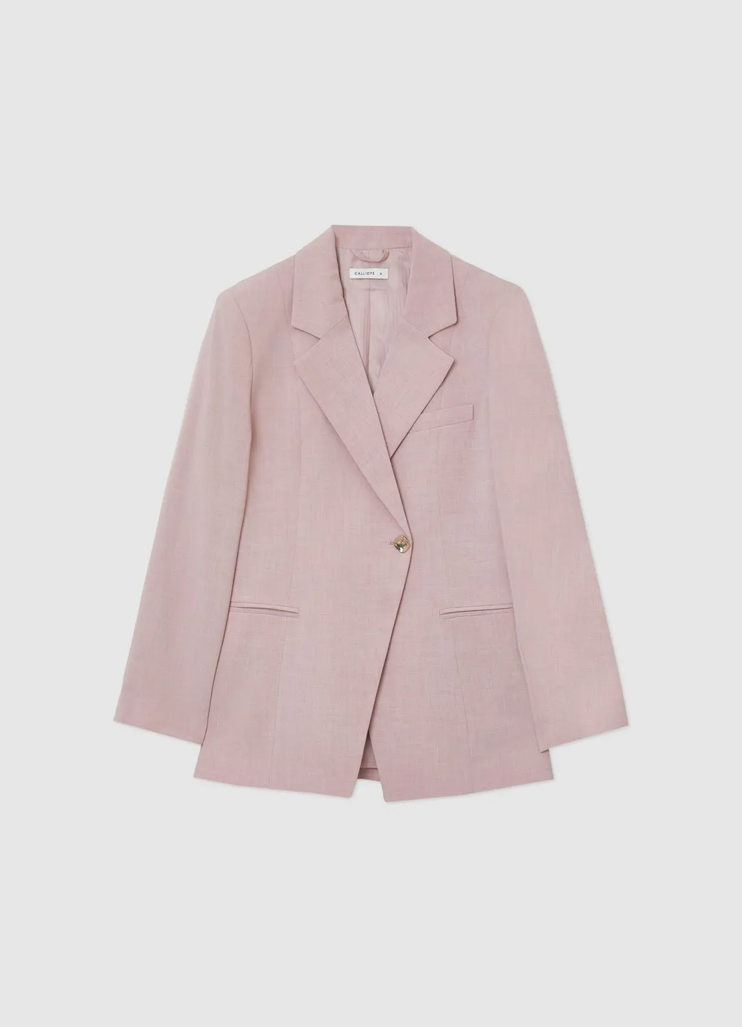 Calliope veste asymétrique bouton doré femme S