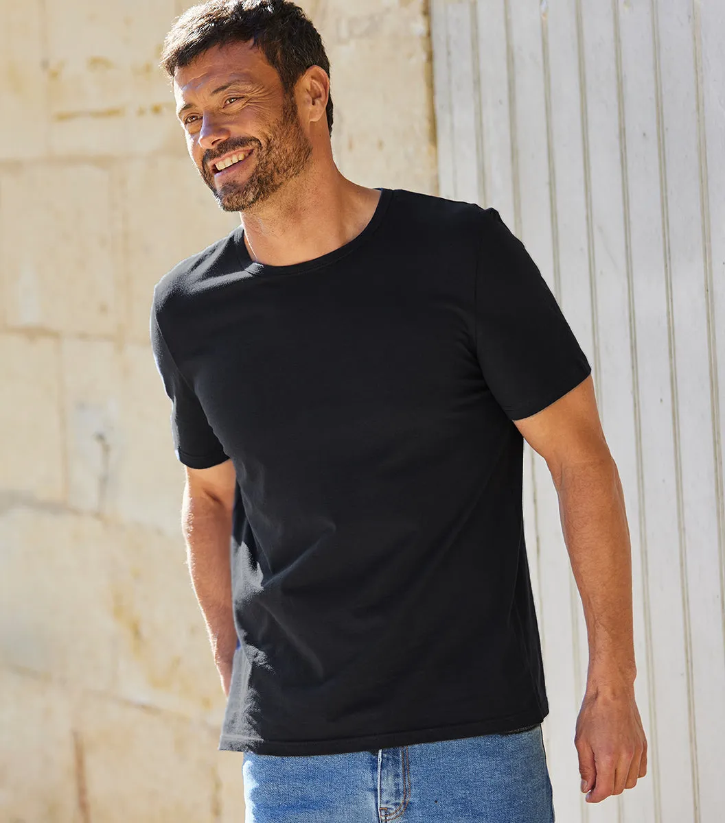 Cocorico Intemporel t-shirt homme noir coton
