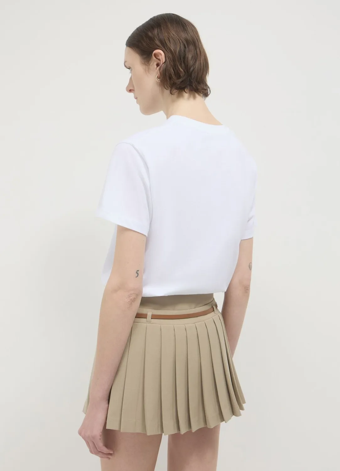 Calliope Gonna pantalone plissé jupe-culotte plissée ceinture