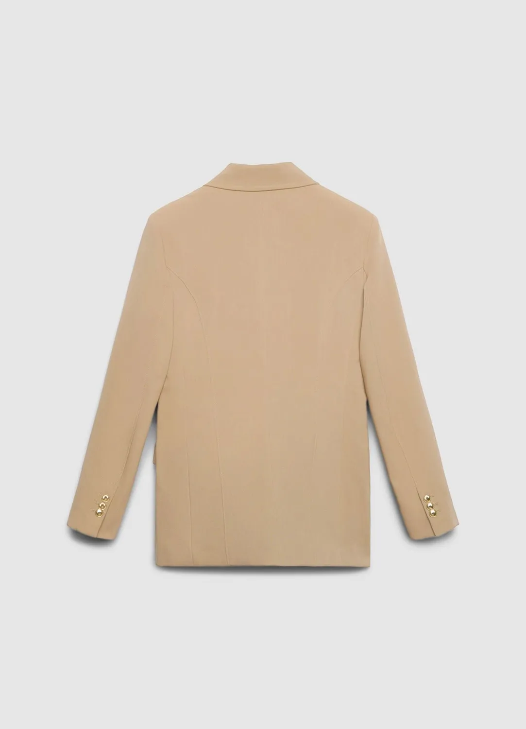 Calliope Veste cintrée blazer femme unie 2 boutons