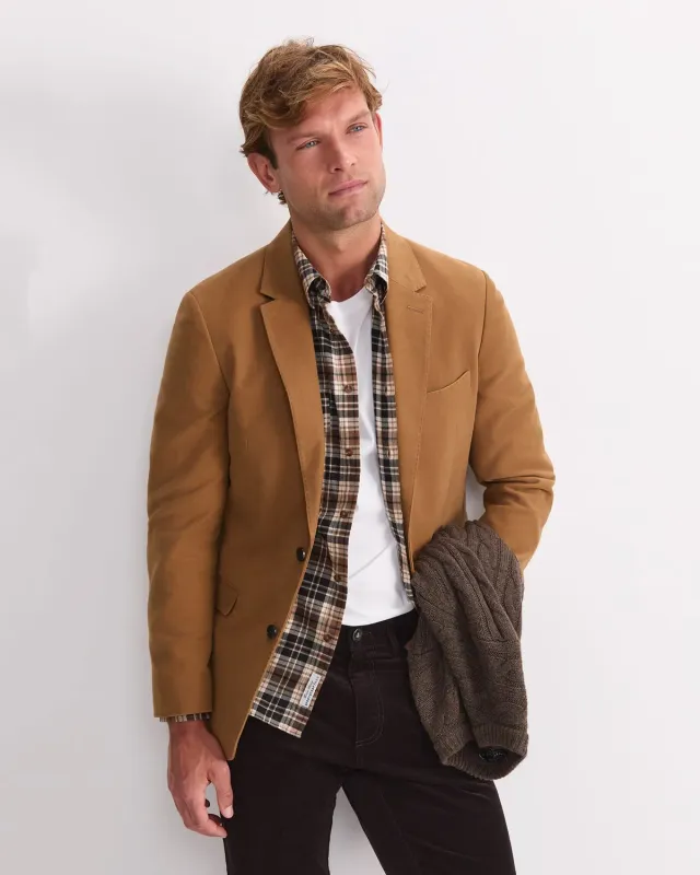 Sportscraft Moleskin Blazer homme coton italien poches