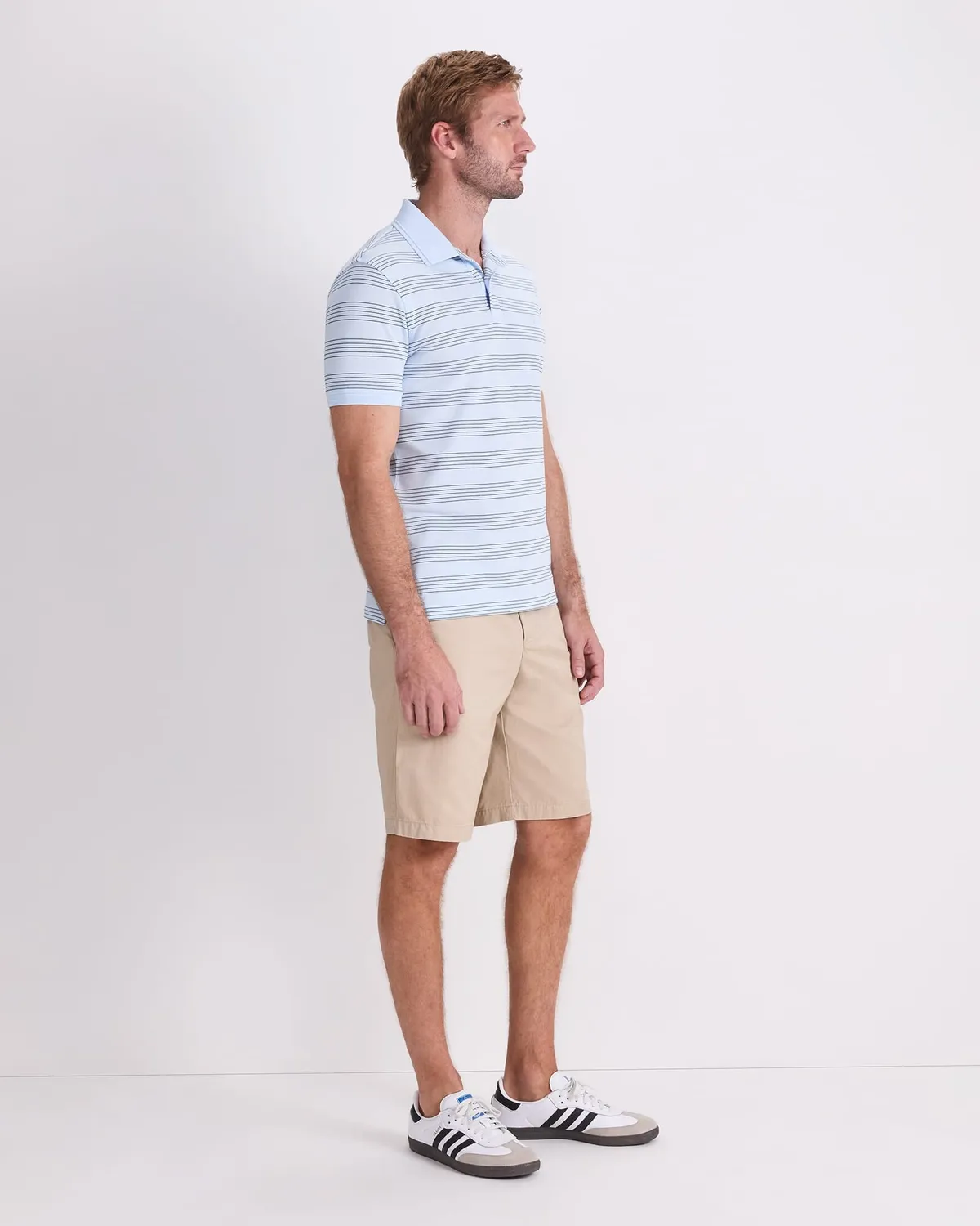 Sportscraft SC Stripe Pique Polo coton homme