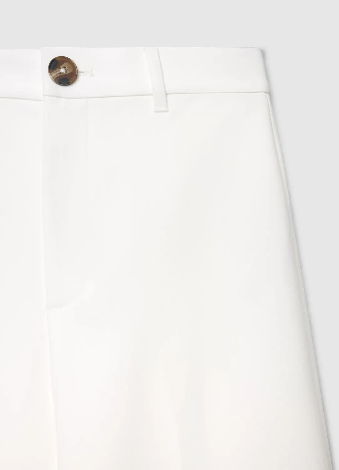 Calliope pantalon palazzo sans poches femme uni coupe large