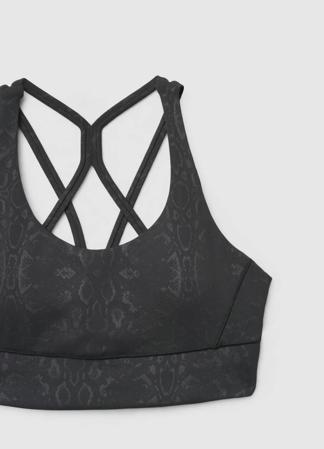 Calliope top brassière imprimé animalier dos croisé