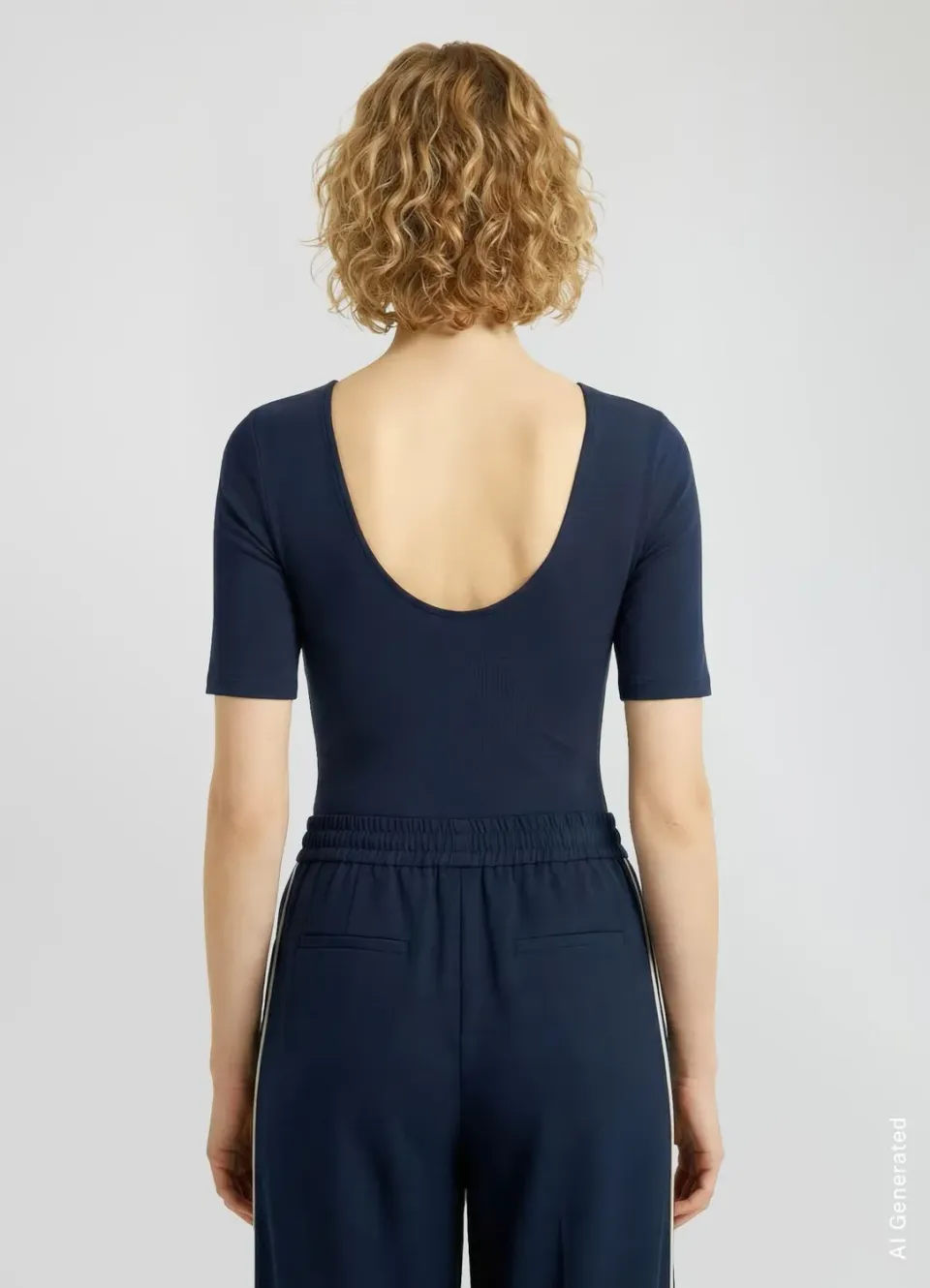 Calliope Body dos nu femme manches courtes