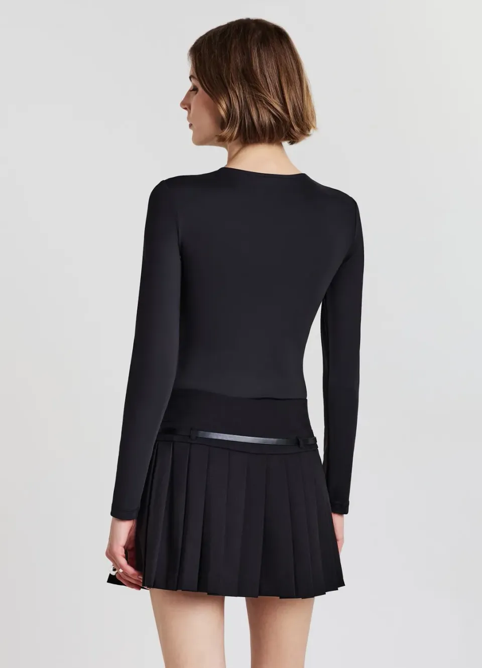 Calliope body manches longues femme col rond uni