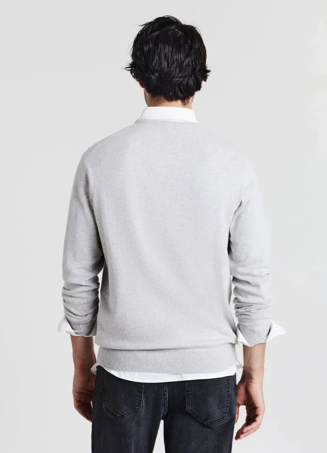 Calliope pull col rond profils contraste homme