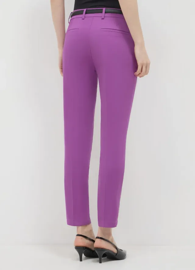 Calliope pantalon rasatello coton femme