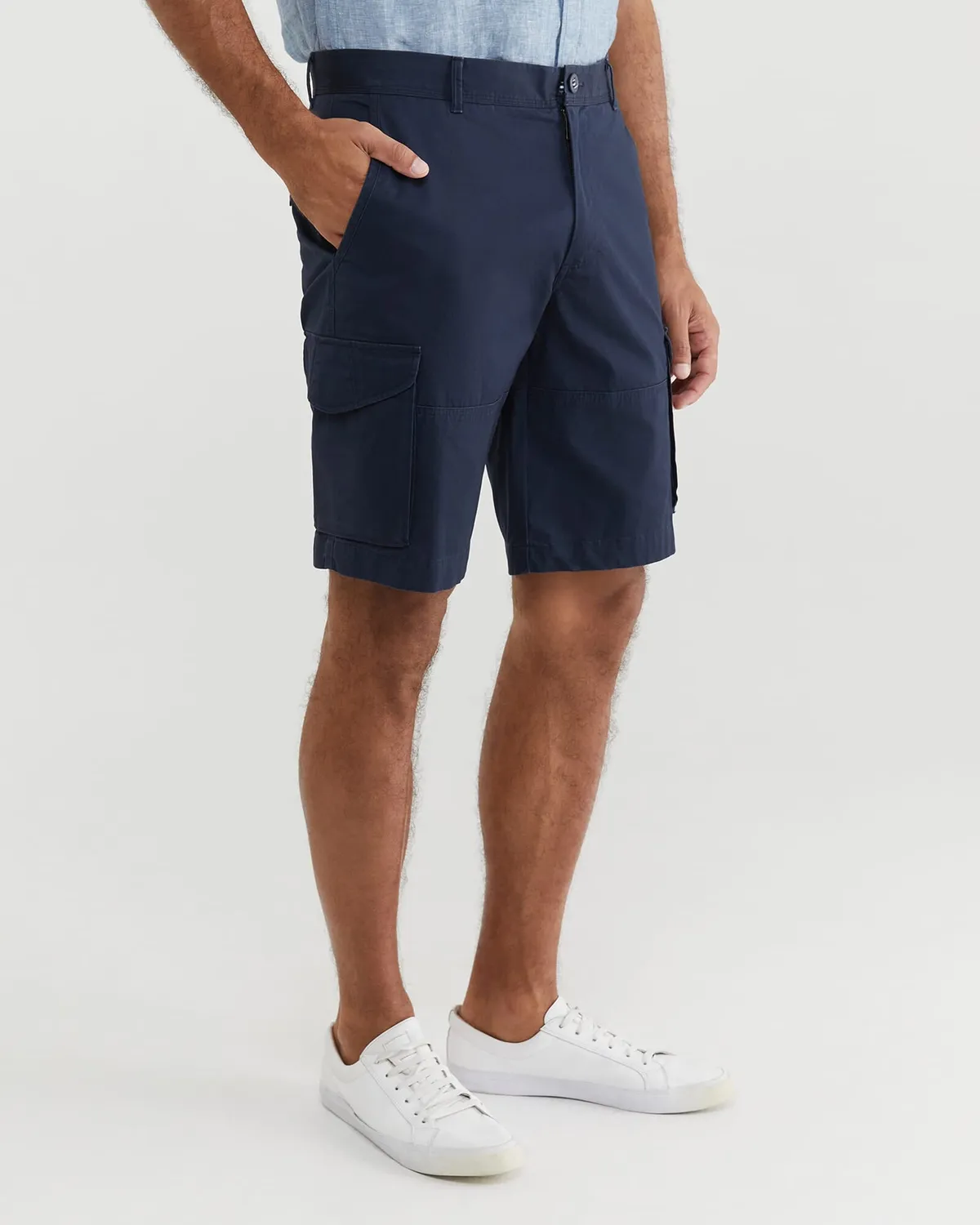 Sportscraft Cargo Short coton délavé homme genou