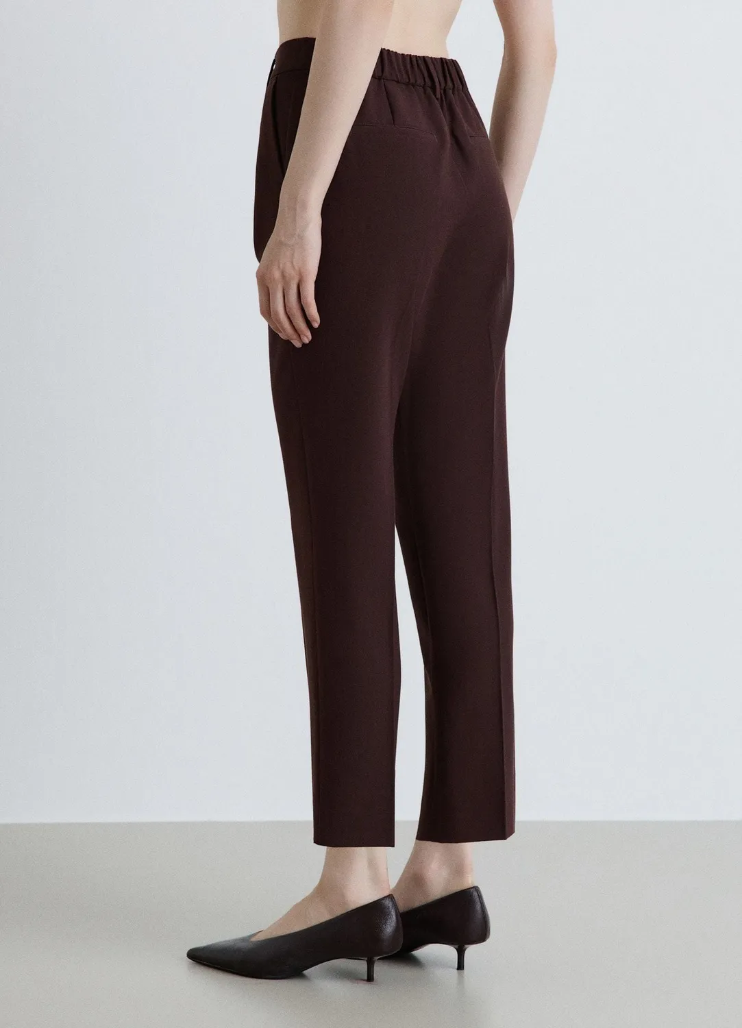 Calliope Pantaloni pantalon femme pinces droit uni