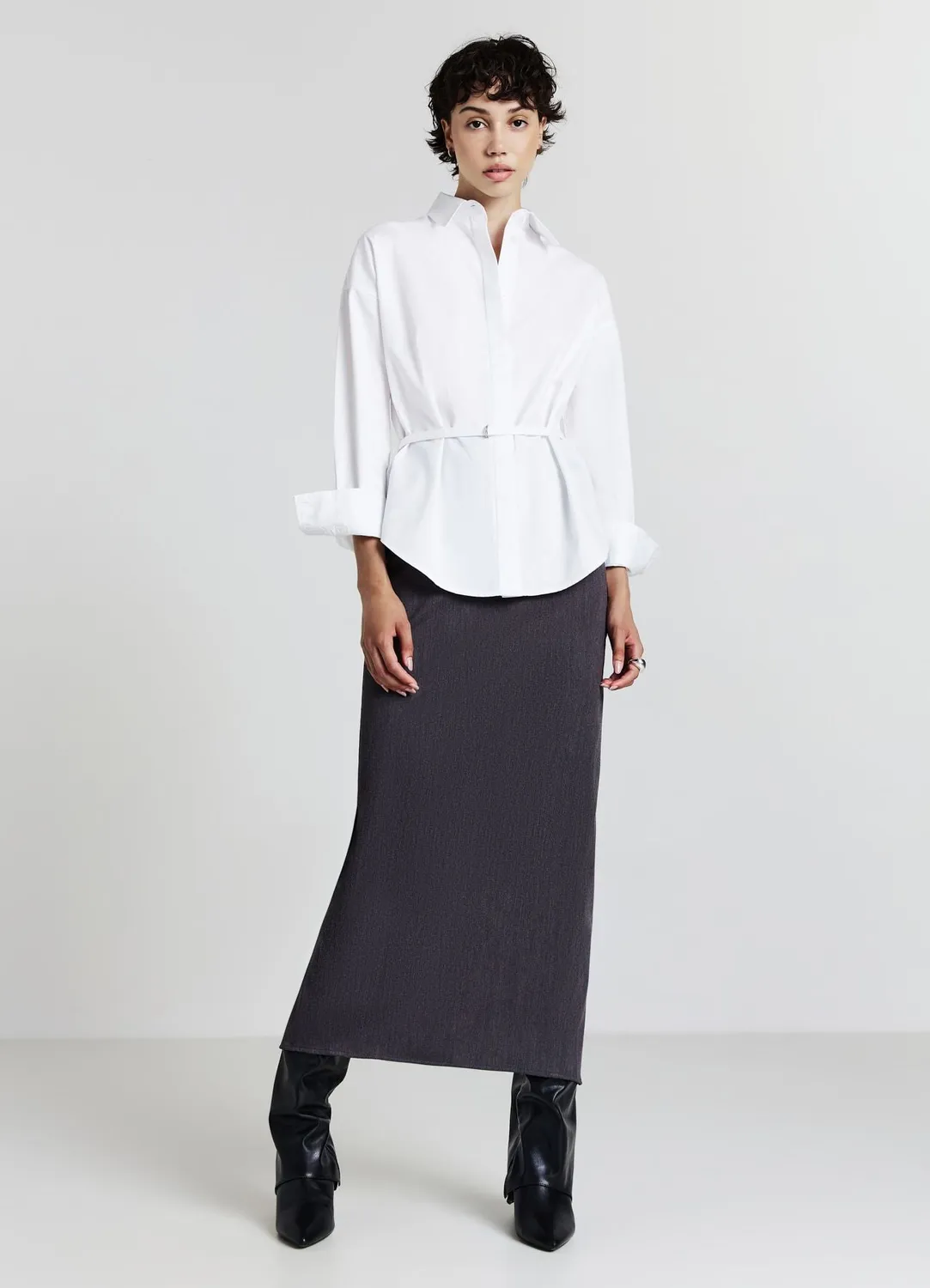 Calliope Chemise coton femme à ceinture