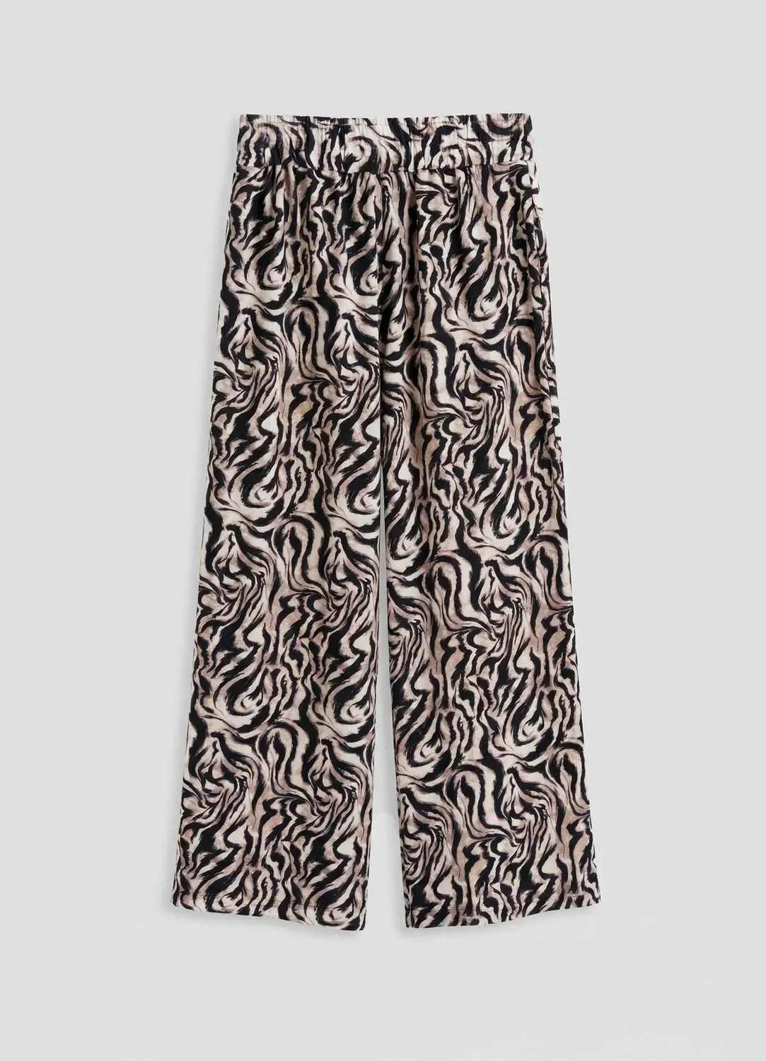 Calliope pantalon culotte zebra fluide soirée