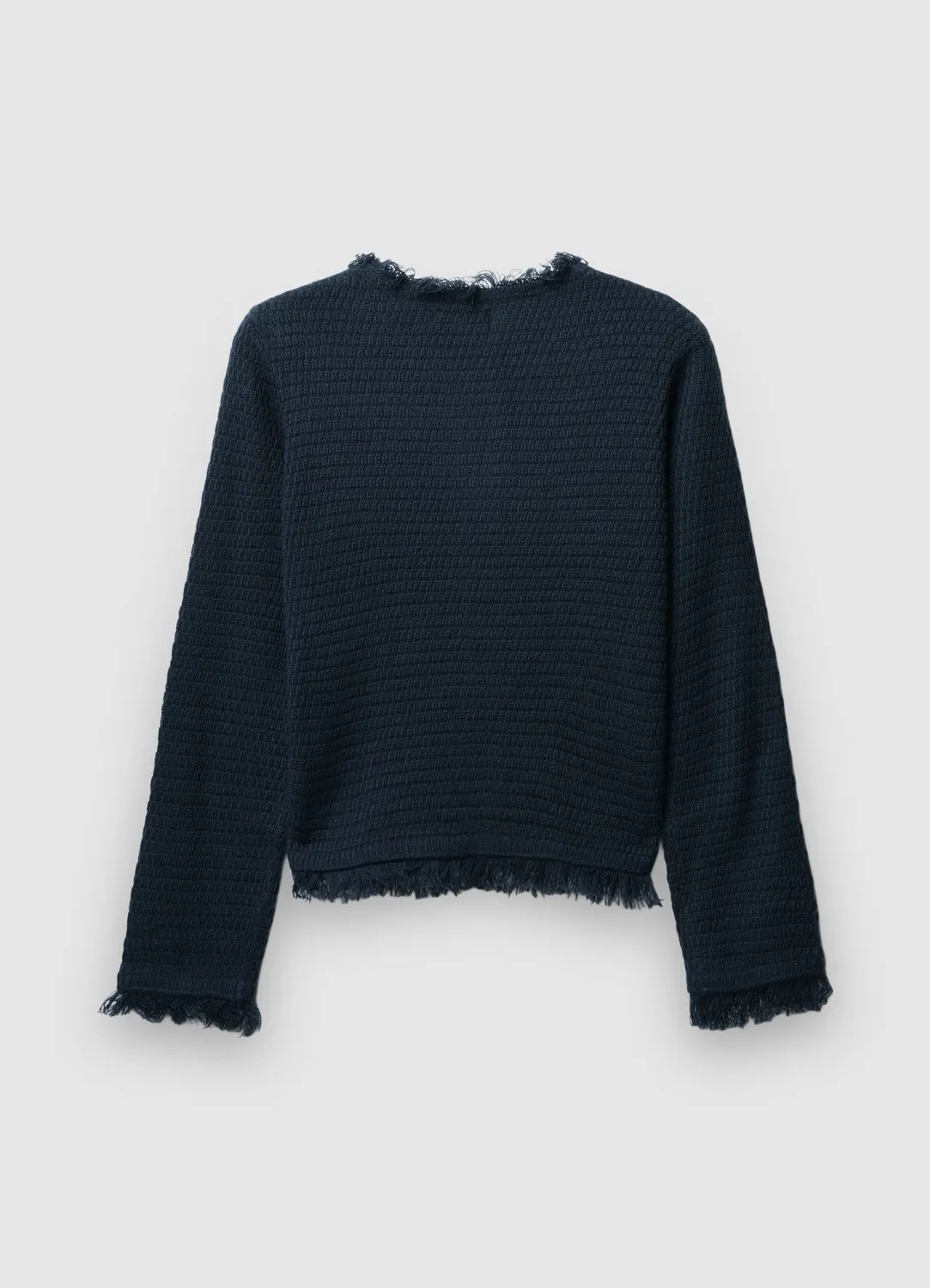 Calliope cardigan franges femme col rond