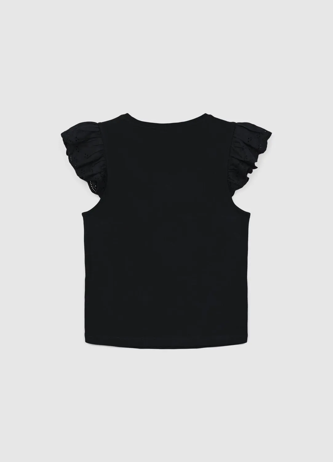 Calliope t-shirt côtelé femme volant coton