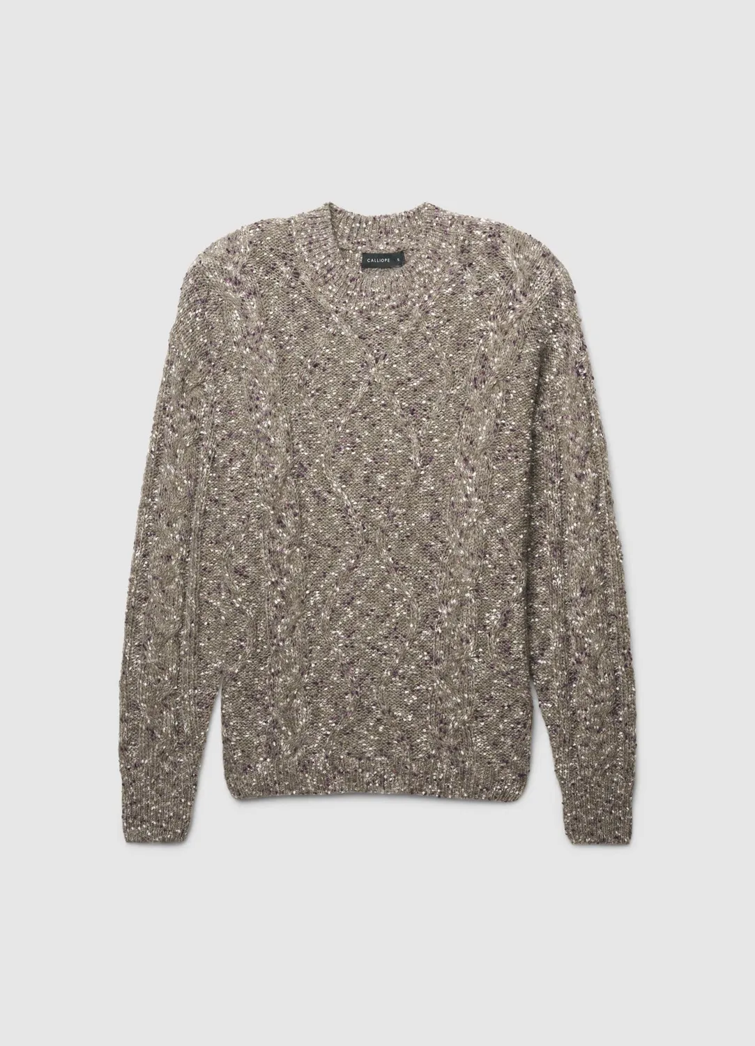 Calliope pull torsadé tresses femme col rond