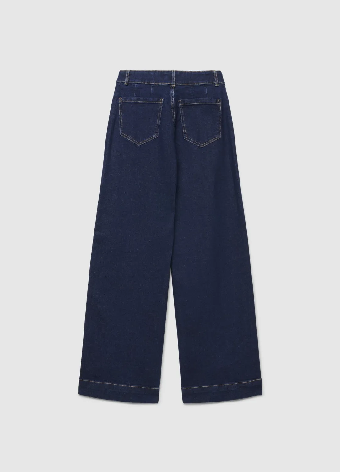 Calliope jean wide leg taille haute bleu
