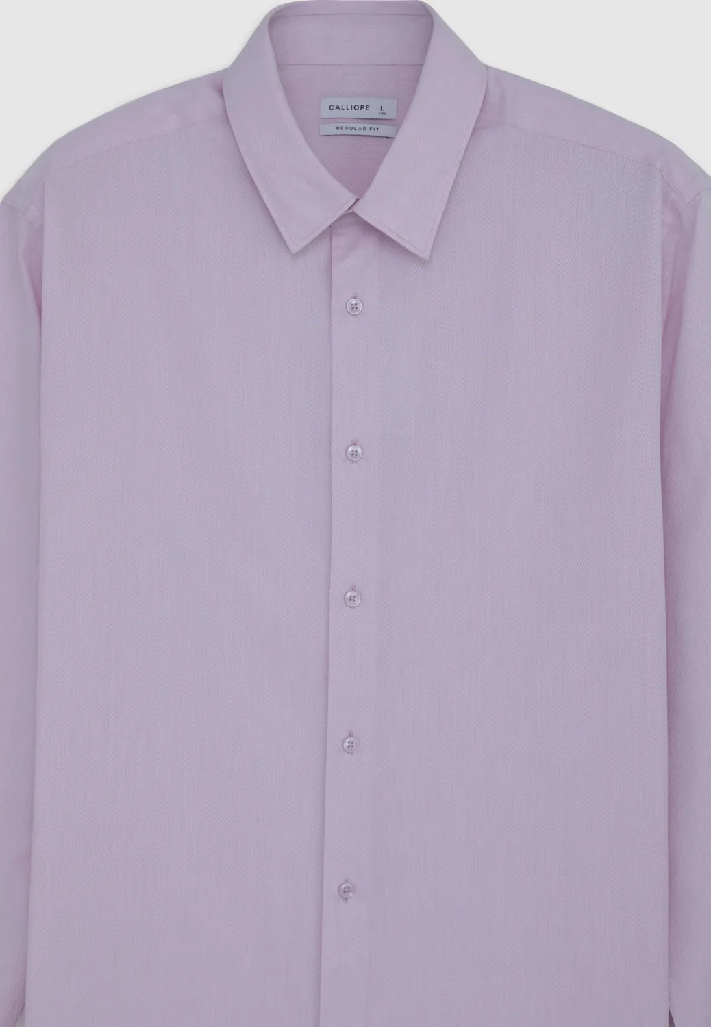 Calliope chemise homme tissu travaillé manches longues