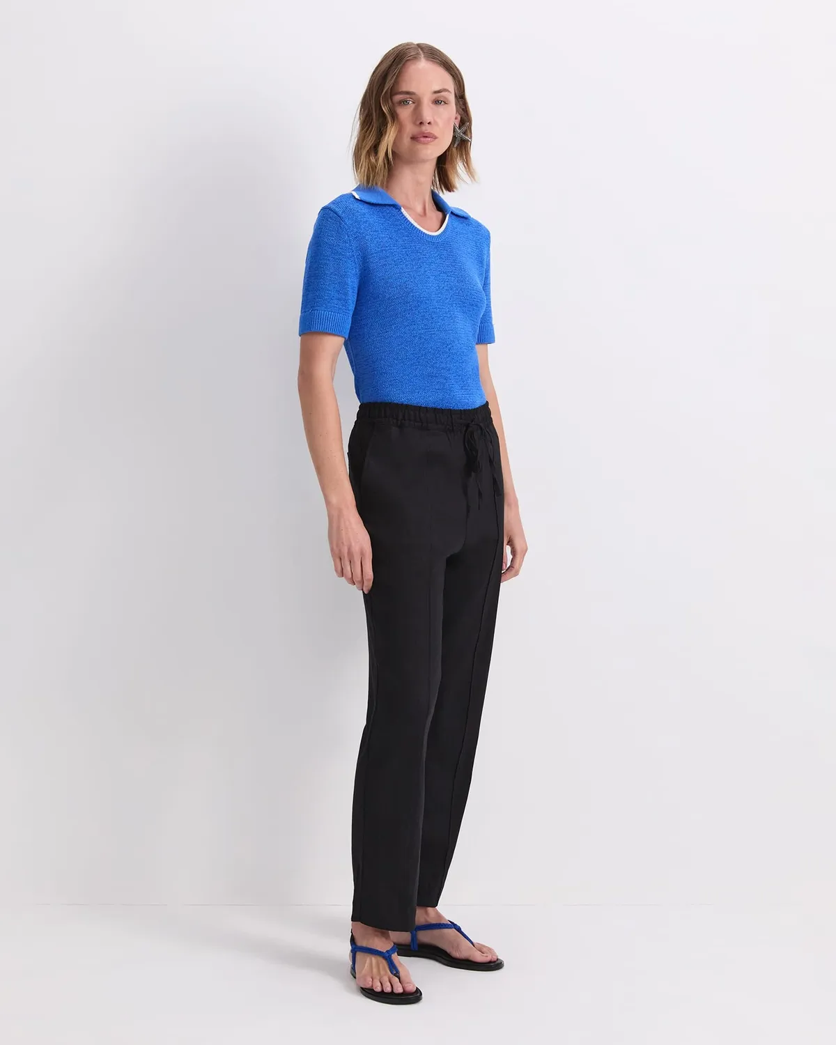 SPORTSCRAFT Rosa 119977 pantalon lin femme fuselé