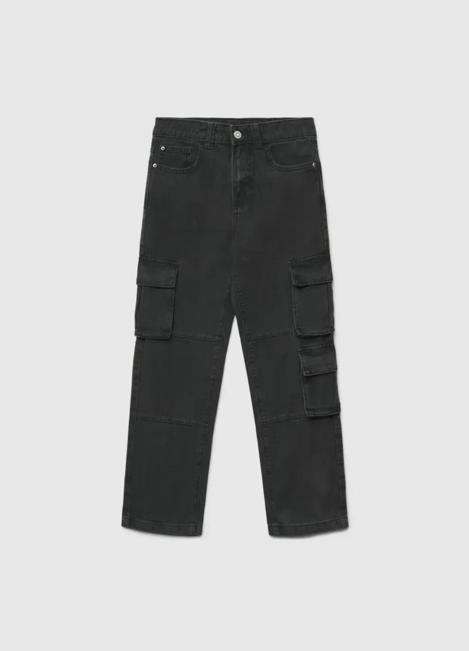 Calliope jean cargo garçon multi-poches droit