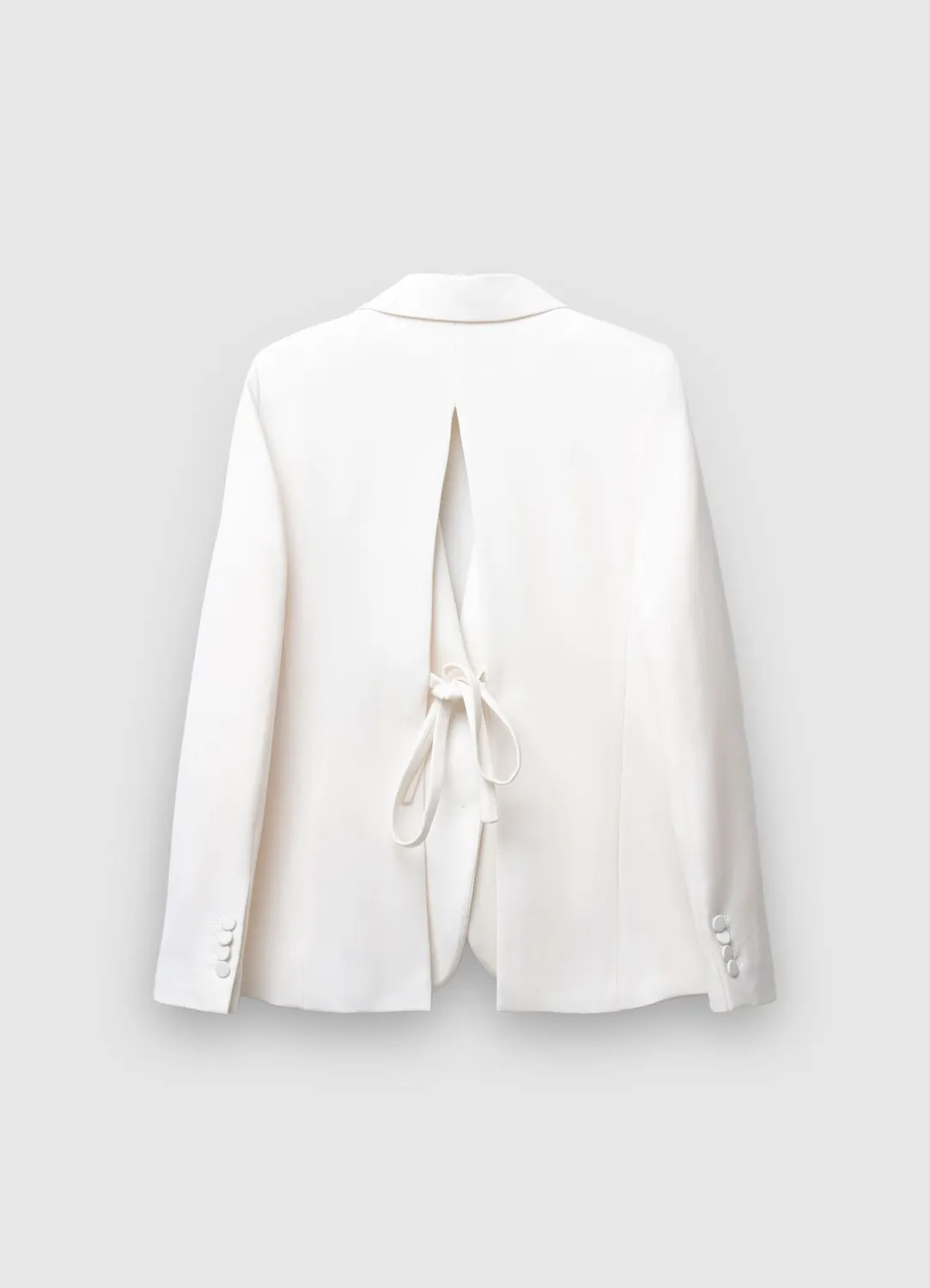 Calliope blazer droit dos ouvert femme cérémonie