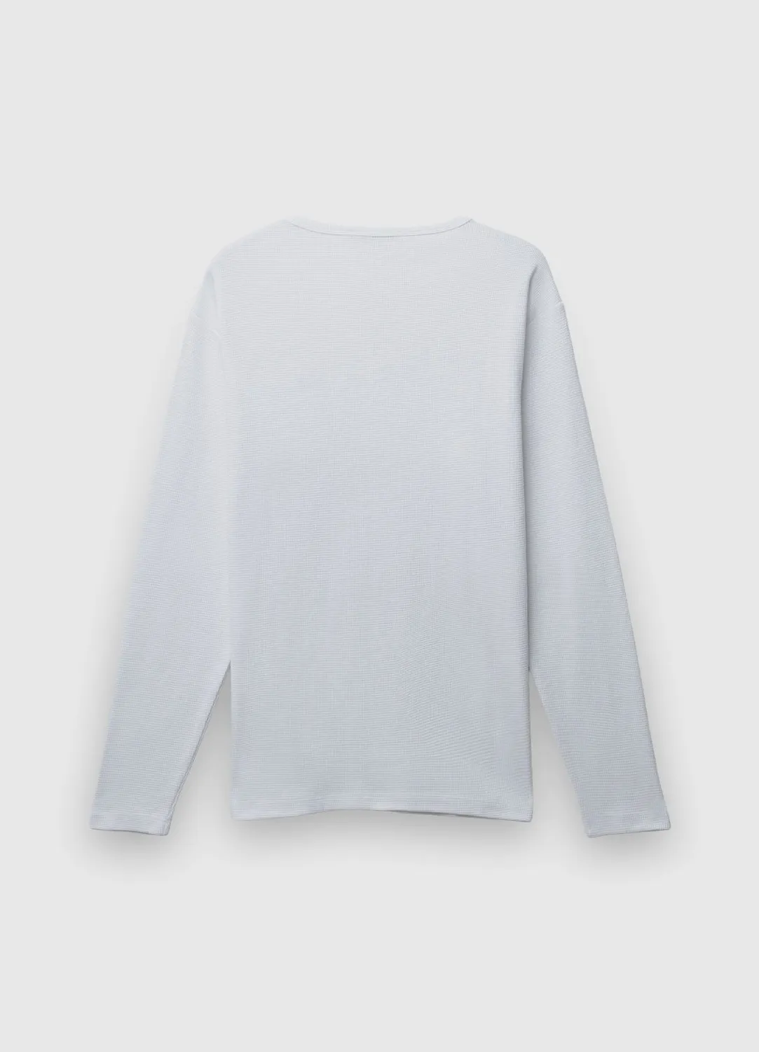 Calliope t-shirt homme manches longues col tunisien