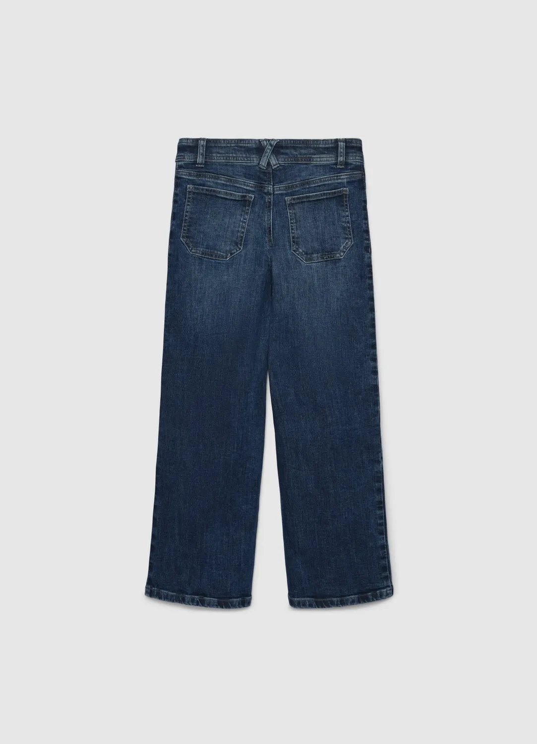 Calliope jean wide leg fille uni taille moyenne