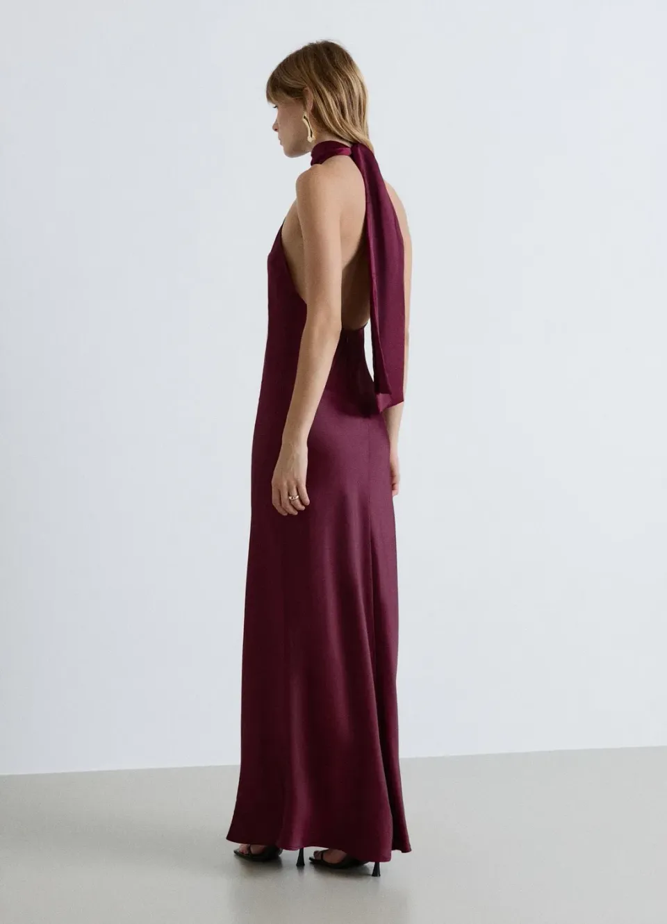 Calliope robe longue américaine nœud dos femme
