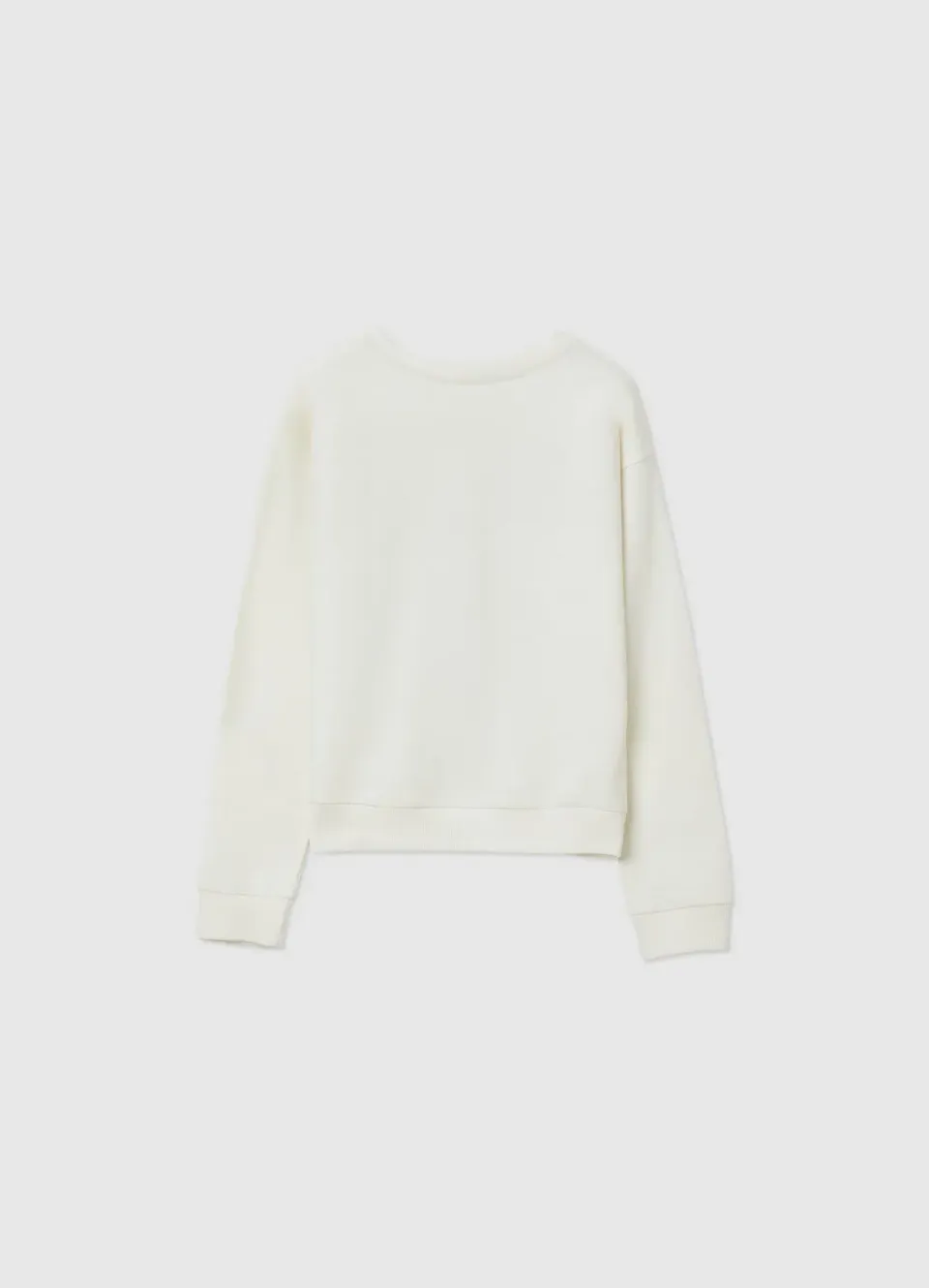 Calliope sweat fille imprimé ours col rond