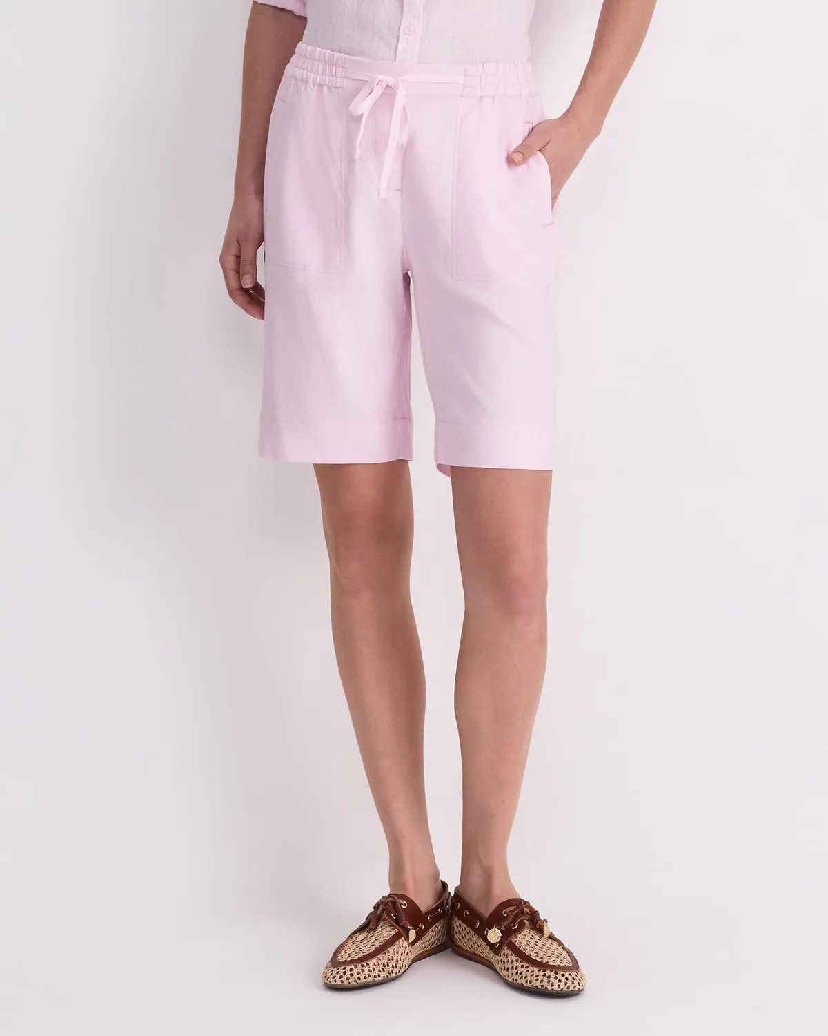 Sportscraft Rosa short en lin coupe décontractée