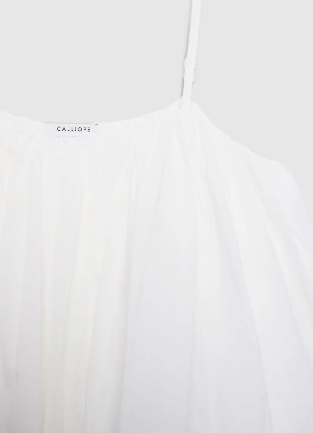 Calliope top ballon femme bretelles fines