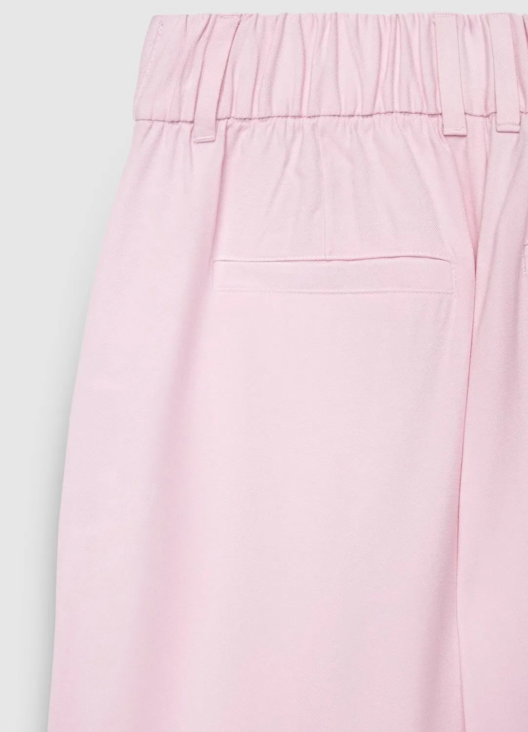 Calliope pantalon femme à revers uni coupe droite